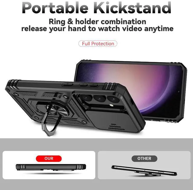 Alt view image 4 of 7 - TYJKeJi Case with Stander Fashion Cover KickStand Case For Samsung Galaxy S25 (6.2inch)