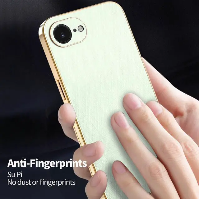 Alt view image 6 of 7 - TYJKeJi Case Fashion Cover Case For iPhone 16e (Green)