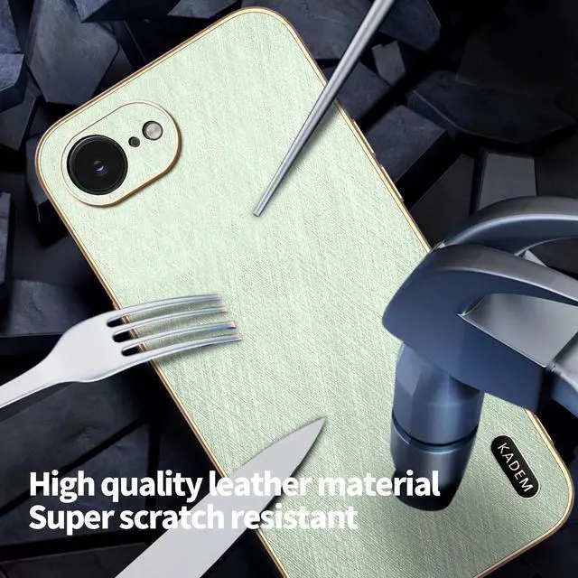 Alt view image 7 of 7 - TYJKeJi Case Fashion Cover Case For iPhone 16e (Green)