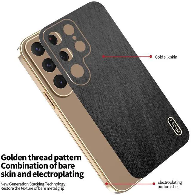 Alt view image 5 of 7 - TYJKeJi Case Fashion Cover Case For Samsung Galaxy S25 Ultra (Black)