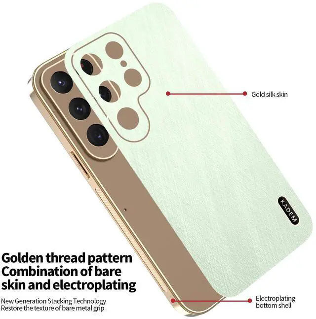 Alt view image 5 of 7 - TYJKeJi Case Fashion Cover Case For Samsung Galaxy S25 Ultra (Green)