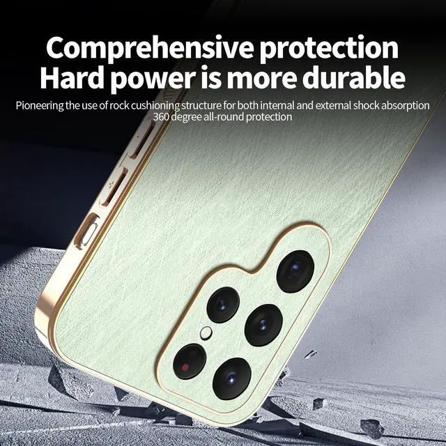 Alt view image 4 of 7 - TYJKeJi Case Fashion Cover Case For Samsung Galaxy S25 Ultra (Green)