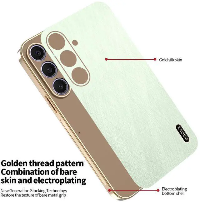 Alt view image 5 of 7 - TYJKeJi Case Fashion Cover Case For Samsung Galaxy S25 Plus (S25+) (6.7inch) (Green)