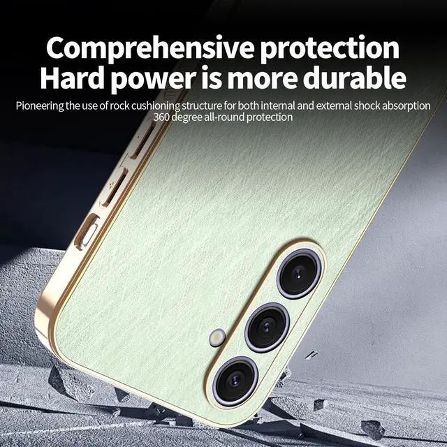 Alt view image 4 of 7 - TYJKeJi Case Fashion Cover Case For Samsung Galaxy S25 Plus (S25+) (6.7inch) (Green)