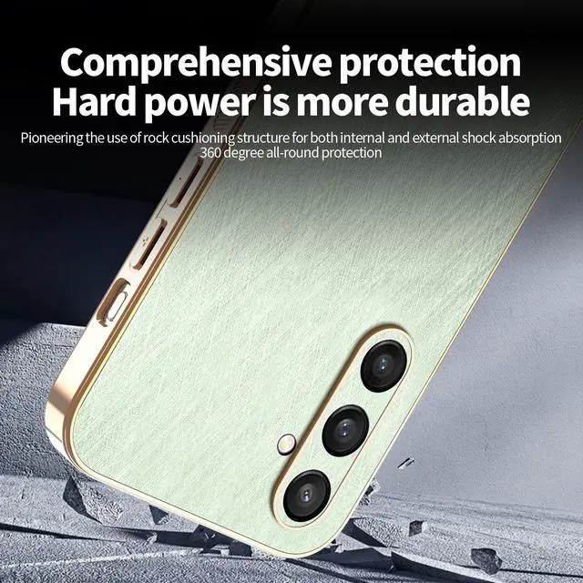 Alt view image 4 of 7 - TYJKeJi Case Fashion Cover Case For Samsung Galaxy S25 (Green)