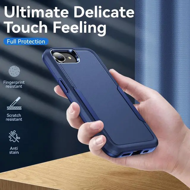 Alt view image 2 of 7 - TYJKeJi Case Fashion Cover Case For iPhone 16e (Blue)