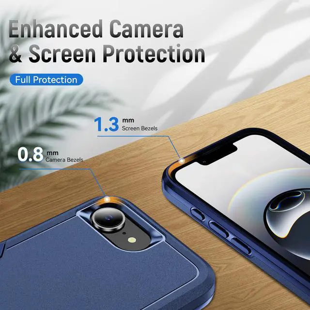 Alt view image 6 of 7 - TYJKeJi Case Fashion Cover Case For iPhone 16e (Blue)