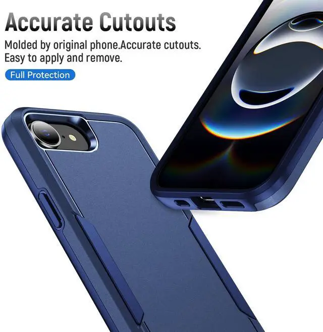 Alt view image 5 of 7 - TYJKeJi Case Fashion Cover Case For iPhone 16e (Blue)