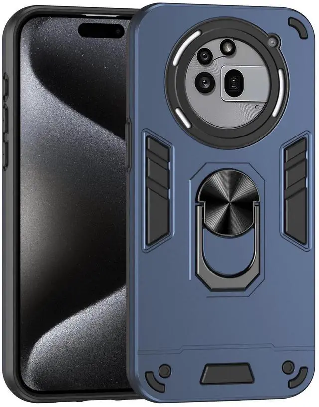 Main image of TYJKeJi Case with Stander Fashion Cover KickStand Case For Nothing Phone 3a Pro (Blue)