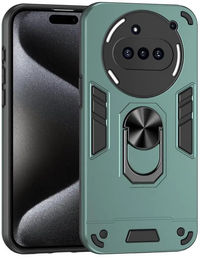 Main image of TYJKeJi Case with Stander Fashion Cover KickStand Case For Nothing Phone 3a (Green)