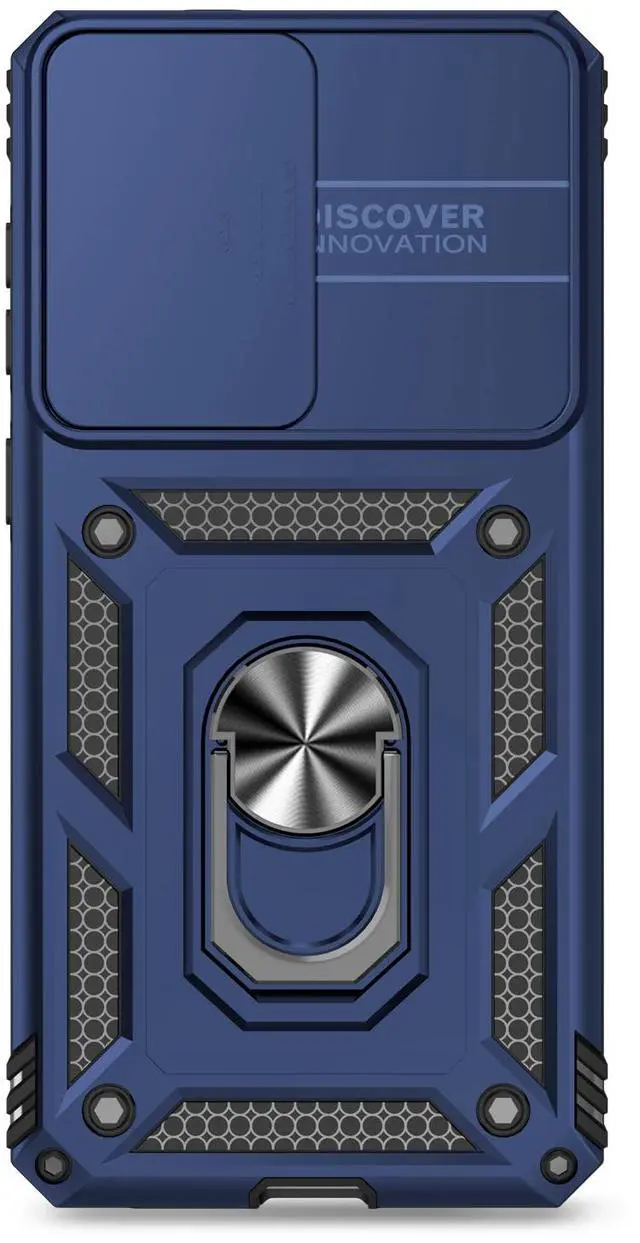 Alt view image 6 of 7 - TYJKeJi Case with Stander Fashion Cover KickStand Case For Samsung Galaxy S25 Edge (Blue)
