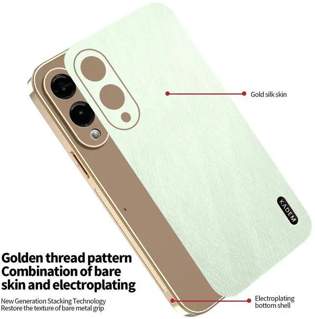 Alt view image 6 of 7 - TYJKeJi Case Fashion Cover Case For Samsung Galaxy S25 Edge (Green)