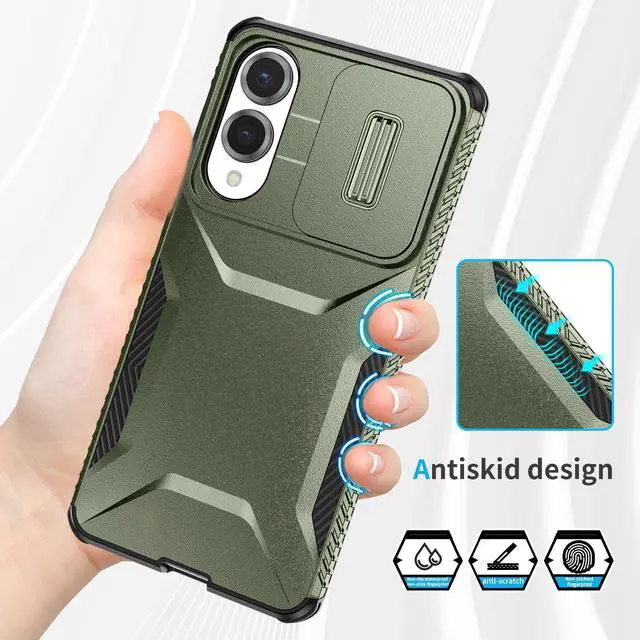 Alt view image 3 of 7 - TYJKeJi Case Fashion Cover Case For Samsung Galaxy S25 Edge (Green)