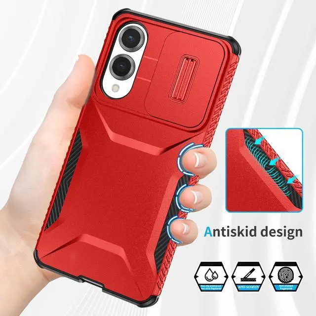 Alt view image 3 of 7 - TYJKeJi Case Fashion Cover Case For Samsung Galaxy S25 Edge (Red)