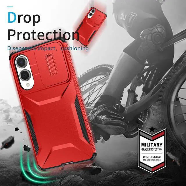 Alt view image 5 of 7 - TYJKeJi Case Fashion Cover Case For Samsung Galaxy S25 Edge (Red)