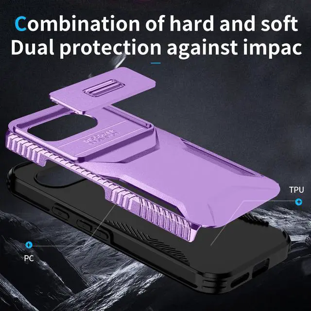 Alt view image 7 of 7 - TYJKeJi Case Fashion Cover Case For Google Pixel 9A (Purple)