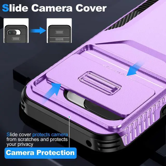 Alt view image 6 of 7 - TYJKeJi Case Fashion Cover Case For Google Pixel 9A (Purple)