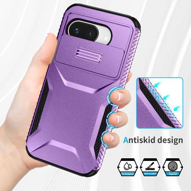 Alt view image 3 of 7 - TYJKeJi Case Fashion Cover Case For Google Pixel 9A (Purple)