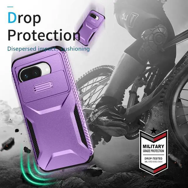 Alt view image 5 of 7 - TYJKeJi Case Fashion Cover Case For Google Pixel 9A (Purple)