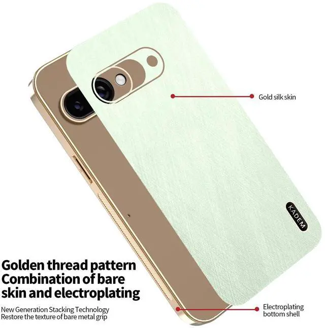 Alt view image 5 of 7 - TYJKeJi Case Fashion Cover Case For Google Pixel 9A (Green)