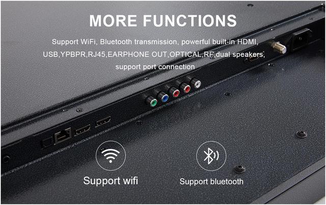 Alt view image 6 of 7 - SYLVOX 43'' Outdoor TV, Smart TV with Bluetooth, Wifi, Dual Speakers, 4K LED Waterproof Television for Outside, Ultra-Thin High Resolution, Suitable for Porch, Patio, Pool, Balcony, Yard(Deck Series )