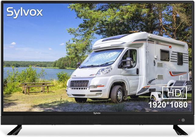 SYLVOX RV TV, 22 inches 12/24V 1080P Full HD Small Android Smart TV,  Built-in APP Store, Support WiFi Bluetooth, for Car Home Camper Truck  Boat(Limo