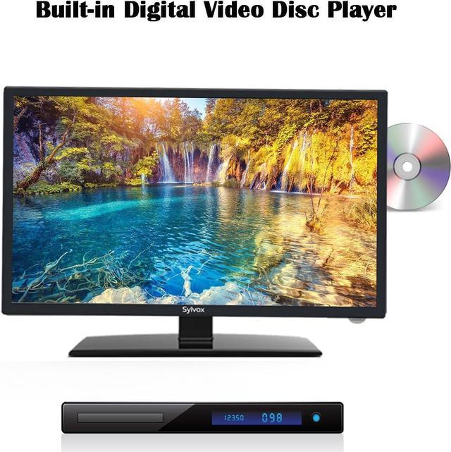 SYLVOX 24 Inch TV 12 Volt Smart TV FHD 1080P Digital Video Disc Player  Built-in ARC CEC WiFi Wireless Connection Support, Suitable for RV Camper