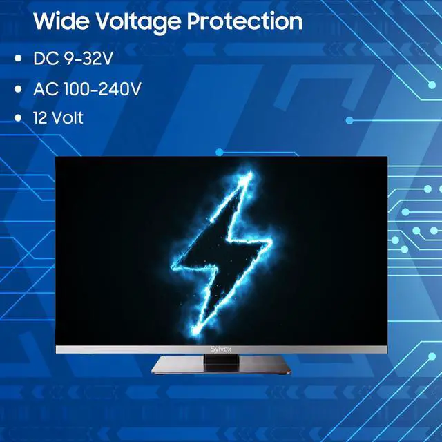 Alt view image 4 of 7 - SYLVOX 12 Volt TV, 22" Smart TV with DVD Player, 1080P Newest Google TV Support Download APPs with Google Assistant, AC/DC Powered TV for RV Camper Boat CoastalHome (Marine series)