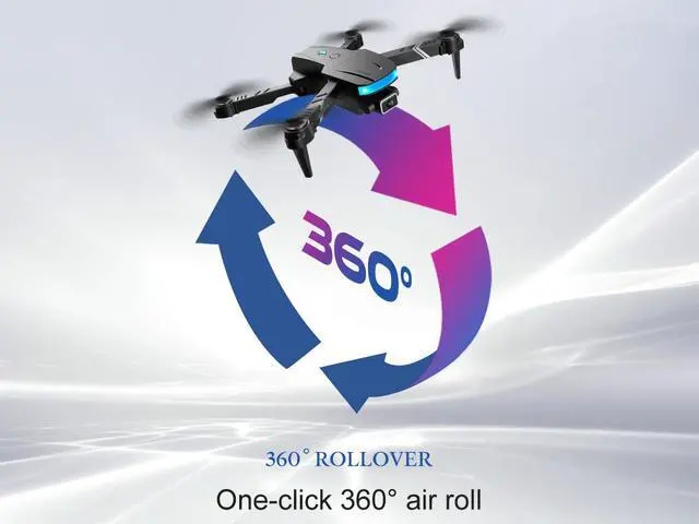 Alt view image 6 of 7 - Drones with Dual HD Cameras for Adults,Foldable Remote Control Quadcopter,Wifi Real-time Transmission of Pictures and Videos,Headless Mode, Shooting Function, One Key Return, Altitude Hold