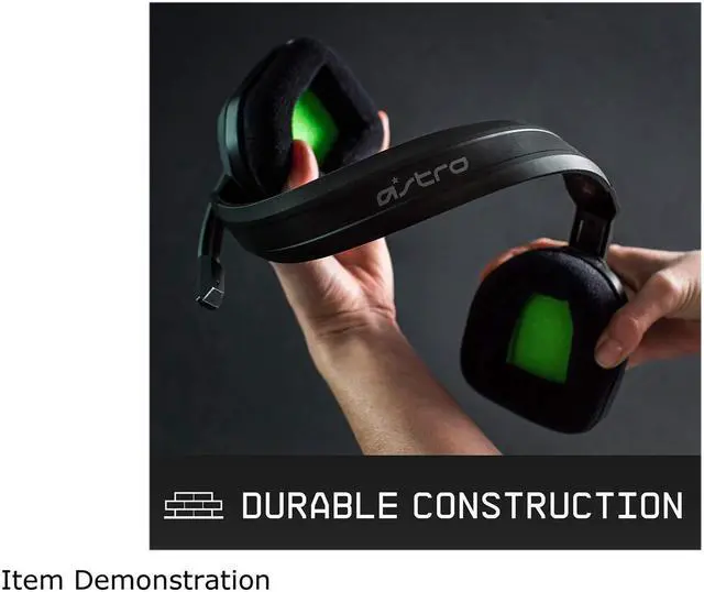 Alt view image 10 of 18 - Astro A10 Headset - Stereo - Green, Gray - Mini-phone - Wired - 32 Ohm - 20 Hz - 20 kHz - Over-the-ear, Over-the-head - Binaural - Circumaural