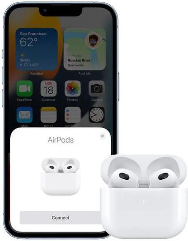 Alt view image 5 of 10 - Apple Airpods (Generation 3) With Magsafe Charging Case