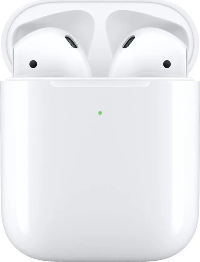 Alt view image 16 of 19 - Apple AirPods 2 White with Charging Case In Ear Headphones MV7N2AM/A