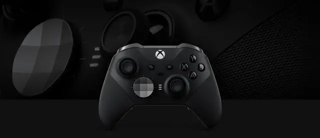 Alt view image 5 of 8 - Microsoft Xbox Elite Series 2 Wireless Controller Black