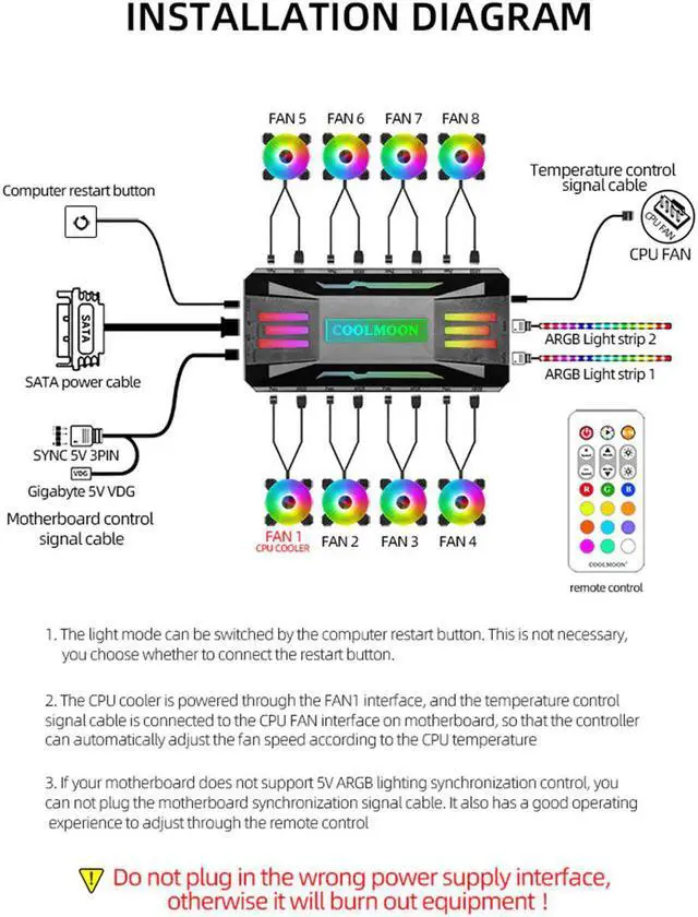 Alt view image 4 of 7 - NewStyp 5V 3Pin ARGB Fans PC CPU Cooler Water Cooling 120mm Replace Computer Case Cooling RGB 12V 4Pin PWM Fan Accessories Pink 4 Packs