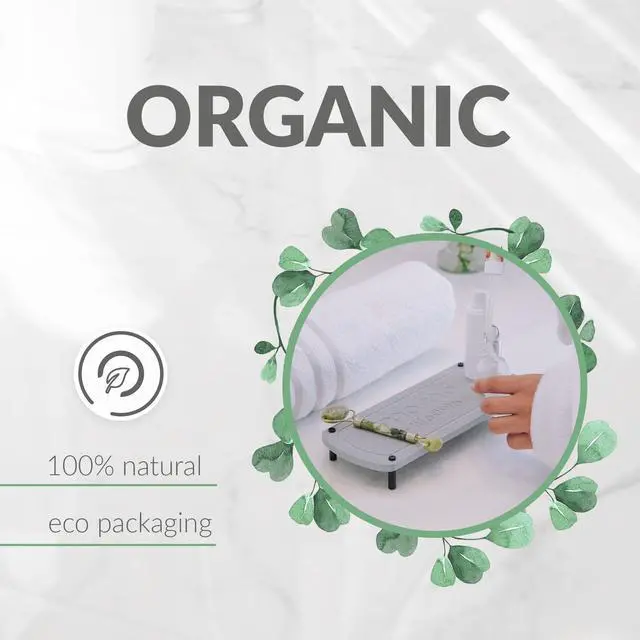 Alt view image 5 of 7 - Momo Lifestyle Bathroom Stone Sink Caddy, Fast Drying Ultra Absorbent Eco-Friendly Diatomaceous Earth Drytomini Countertop Rack Organizer