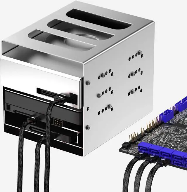 Alt view image 5 of 7 - 3PACK SATA Cable III 3 Pack 90 Degree Straight to Right Angle 6Gbps HDD SDD SATA Data Cable with Locking Latch 50cm 18 Inch for SATA HDD, SSD, CD Driver, CD Writer, White