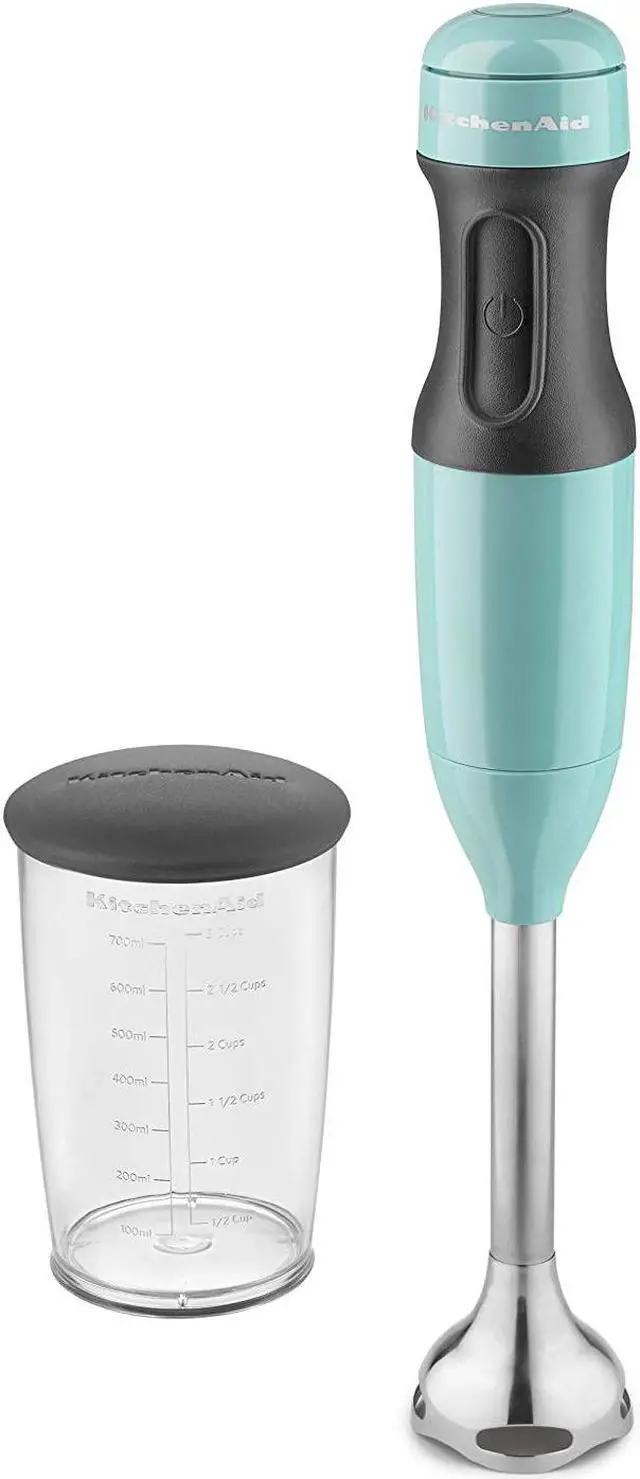 Main image of kitchenaid khb1231aq pro line hand blender, 2 speed, aqua sky