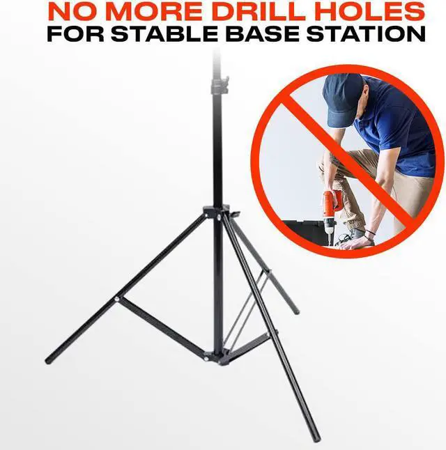 Alt view image 2 of 6 - VR Tripod Stand HTC Vive Compatible Sensor Stand and Base Station for Vive Sensors or Oculus Rift Constellation (2-Pack)
