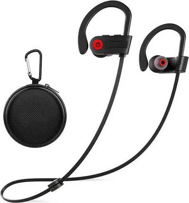 Main image of Wireless Sport Earphones, HiFi Bass Stereo Sweatproof Earbuds w/Mic, Noise Cancelling Headset for Workout, Running, Gym, 10 Hours Play Time