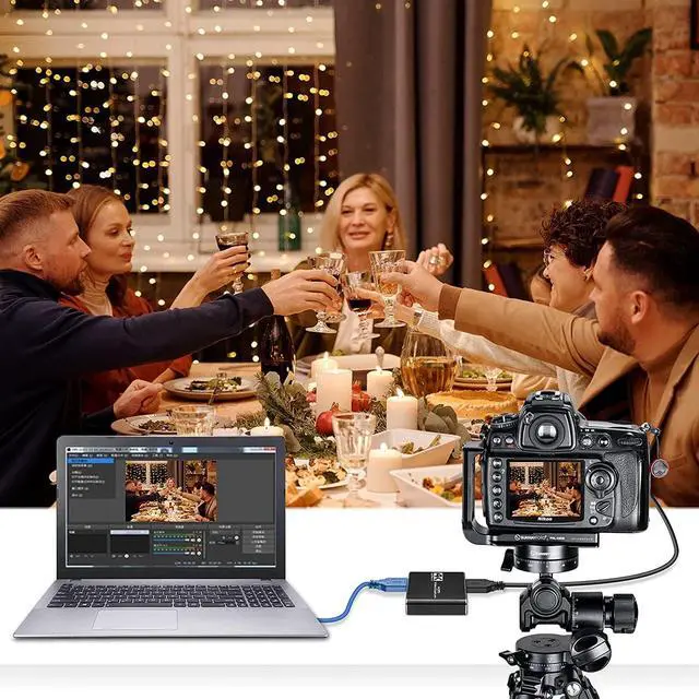 Alt view image 5 of 6 - Capture Card, HDMI Audio Video Capture Card, 1080P 60FPS Video Recorder Capture Device Converter with Mic Input & Audio Output and 4K HD Loop-Out Work with Nintendo Switch/PS4/DSLR/OBS