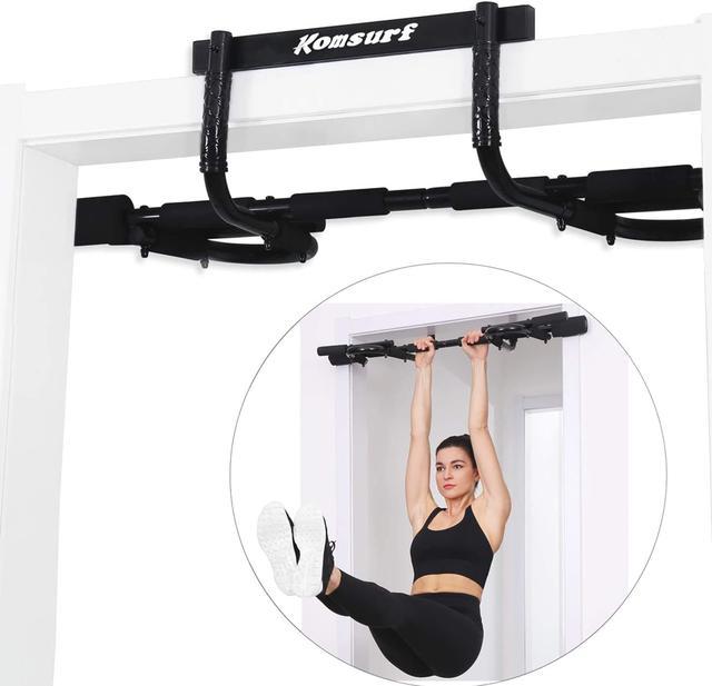Pull up Bar for Doorway, Door Pullup Chin up Bar Home, Multifunctional  Portable Dip bar Fitness, Exercise Equipment Body Gym System No Screws  Trainer 