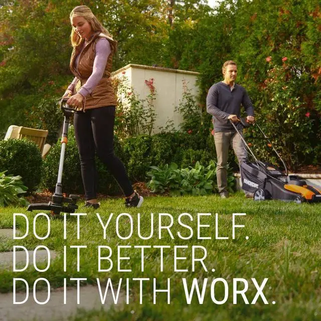 Alt view image 2 of 7 - WORX WG505 3-in-1 Blower/Mulcher/Vacuum, 9" x 15" x 20", Orange and Black