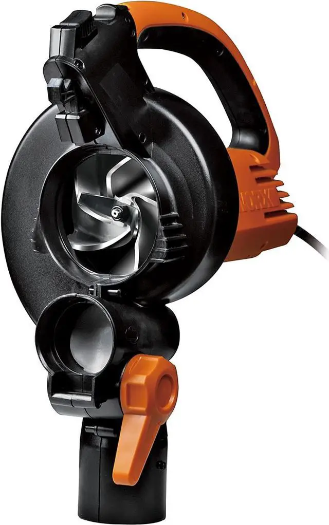 Alt view image 7 of 7 - WORX WG505 3-in-1 Blower/Mulcher/Vacuum, 9" x 15" x 20", Orange and Black