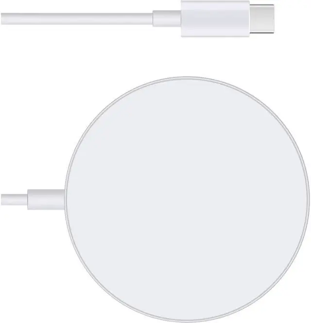 Main image of Magnetic Wireless Charger for Magsafe Charger, 15W Max Fast Wireless Charging Pad with USB C Port Only Compatible with iPhone 12/12 mini/12 Pro/12 Pro Max (White)