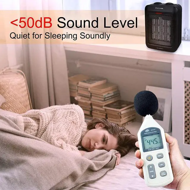 Alt view image 4 of 7 - Portable Electric Space Heater 1500W/750W, Ceramic Room Heater with Tip-Over and Overheat Protection, Heat up 200 Square Feet in Seconds, Safe and Quiet for Office Home Room Desk Indoor Use, Black
