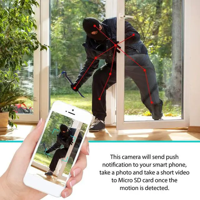 Alt view image 4 of 6 - Tiny Spy Camera WiFi Micro Pinhole Cameras 1080P HD Mini Modular Wireless Hidden Camera with External Battery, Live Cam for Security, Motion Detection CCTV Video Surveillance