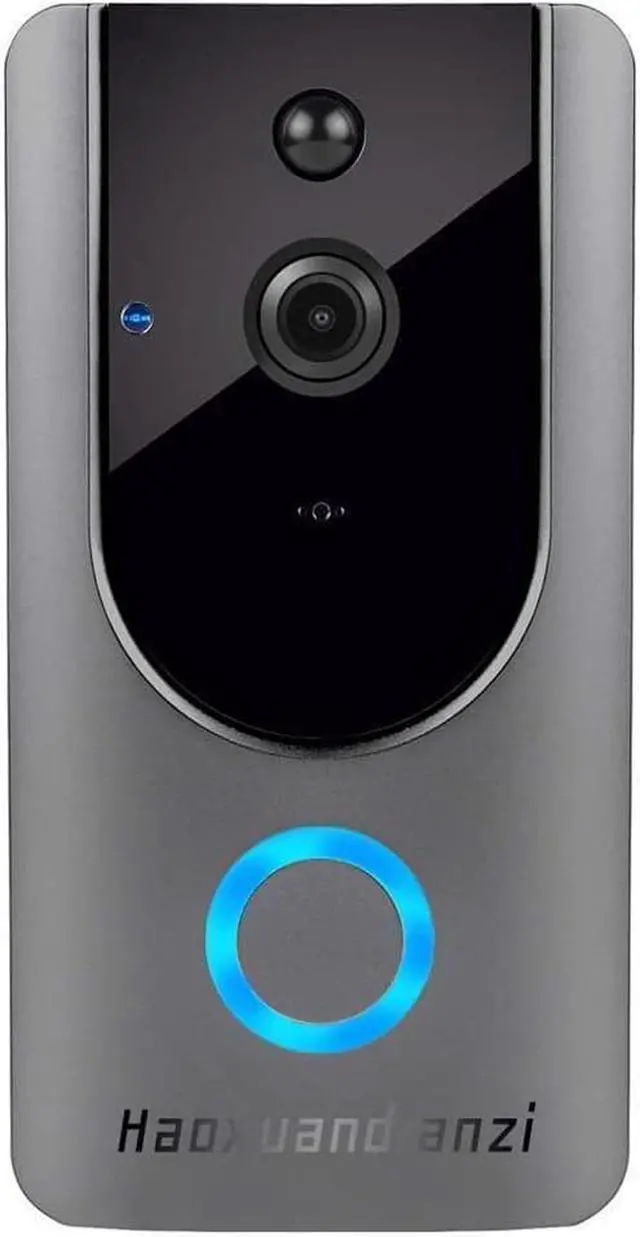 Main image of Smart Wireless Video Doorbell Camera WiFi with Motion Detector, Doorbell Security Camera, 2.4GHz WiFi, Free Cloud Storage, Night Vision, Two-Way Audio, Real-time Video, for iOS & Android