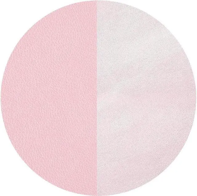 Alt view image 7 of 7 - Leather Desk Pad, Mouse Pad, Office Desk Mat, Non-Slip Laptop Desk Pad, Waterproof Desk Writing Pad for Office and Home (31.5" x 15.7", Pink+Silver)