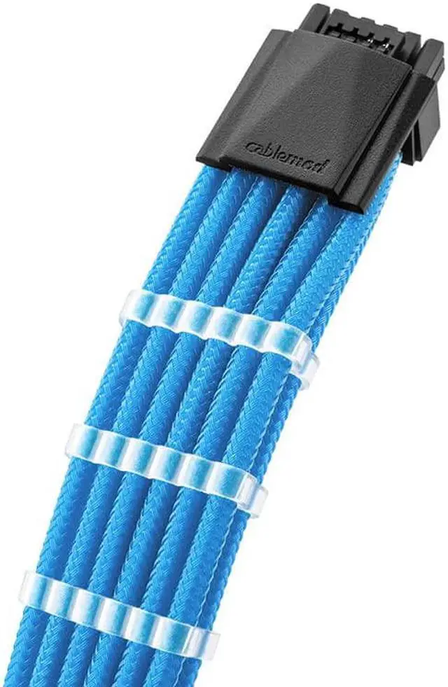 Alt view image 4 of 4 - CableMod Pro ModMesh 12VHPWR Cable Extension Kit (Light Blue)