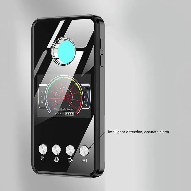 Alt view image 3 of 7 - T2 Hidden Camera Detector Anti Spy Detector Anti Listening Conceal Camera Detector GPS Positioning 1MHz to 8000MHz for Home Office Car